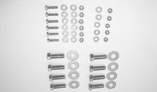 WILD RIDE SLIDE HARDWARE KITS SH-101-SS STEP AND HANDRAIL ASSEMBLY QTY PART NUMBER COMPONENT DESCRIPTION 6 H-SS 1/4-20 X 1 1/4 x 1