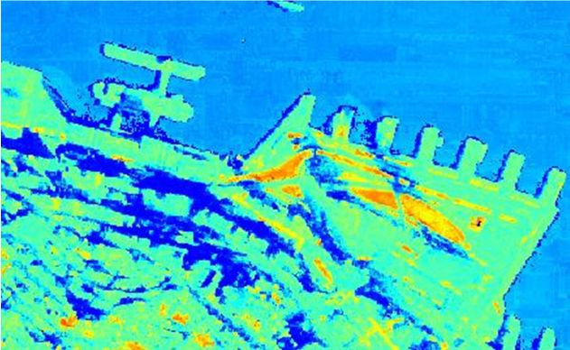 4 Using shadow enhanced image for vegetation mapping In this section, Normalized Difference Vegetation Index (NDVI) is used to extract land cover of vegetation