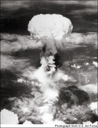 Nagasaki 1945 Nothing like the mushroom cloud had ever been seen, not by the general public. It was a suitably awesome image for the power unleashed below.