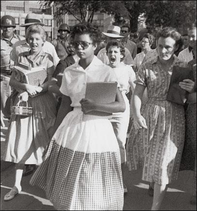 Hazel Bryan 1957 It was the fourth school year since segregation had been outlawed by the Supreme Court.