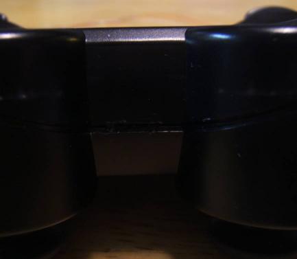 The left image shows approximately how the clip is located inside the controller.