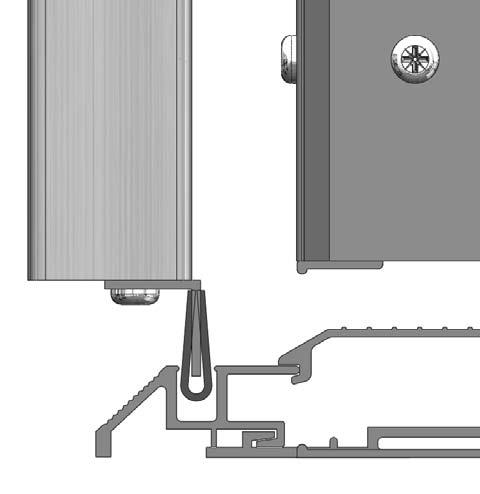Door Installation You can now offer up your door (diagram 37), slide this