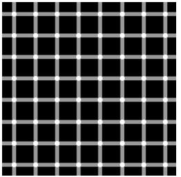 A scintillating grid illusion.