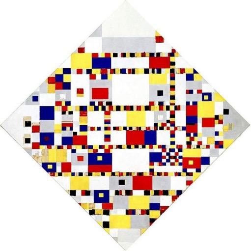 interrupted by Mondrian s death from pneumonia in 1944 at age 72.
