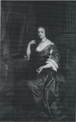 Hyde fingering her tresses suggests the toilet even in Lely s portrait, where the table may not be laid with the associated accoutrements, but the iconography of the upturned and pointing left hand