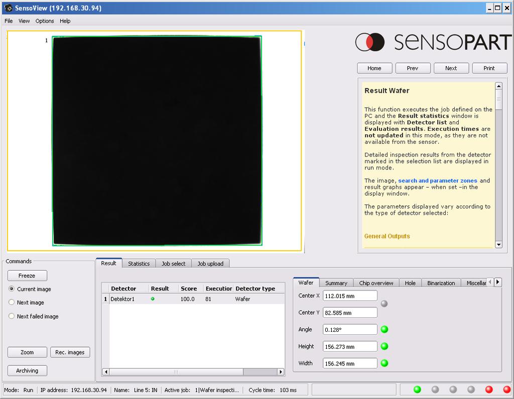 7 VISOR related tools 7.1. Software 7.1.1 SensoView With the VISOR software package comes a tool dedicated to be used by operators.
