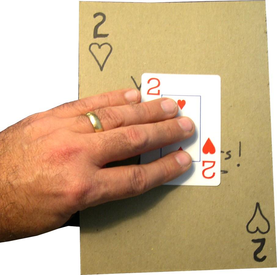 While the pile of cards is forming, tell them they can stop at any time, they can pull a card from the middle of the deck, they can even cut or shuffle the cards if they want.