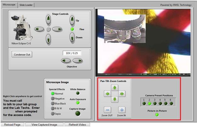 Figure 15: Picture-in-Picture Image Controls