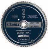 CENALLOY SAW BLADES IRON/STEEL For friction cutting thin metals up to 1/8" thick. MAX. RPM HOOK ATB TOOL TO STD. BULK STD.