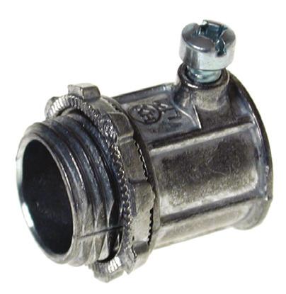 connections when taped RACO set screw connectors are suitable for applications above 600V Rugged metallic construction provides mechanical protection for the raceway 2-1/2" to 4" trade sizes are UL