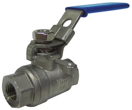 11 Series Valve (size 1/4 ): Pipe Thread in accordance to ISO 228/1 Wing handle Blow out proof stem Investment cast body Stainless steel 1000 PSI Material: ASTM