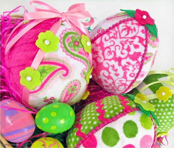 Soft eggs would certainly be a fun toy to include in an Easter basket, but use your judgement on adding trims.