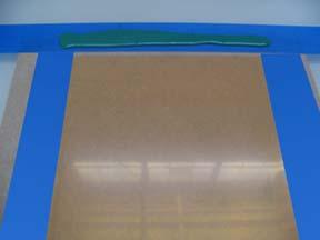 perimeter of the thick film to prevent emulsion