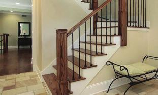 Can be installed over existing stair case using a measuring tape and a table saw.
