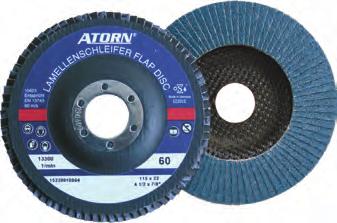 Abrsive flp discs 43782-43783 0 Stright type. Low noise level, even grinding surfce up to full use, less time for setting, cool grinding. Optiml usge of the brsive disc on profiles nd surfces.