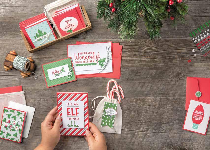 YOU CAN Make it SANTA'S WORKSHOP CARDS 150095 $43.50 Includes one of each item listed below SANTA'S WORKSHOP MEMORIES & MORE CARD PACK p. 21 147905 $10.