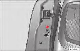 Introduceți cheia mecanică în fanta de jos din capacul de pe mânerul ușii șoferului fig. 3 (săgeata) apoi scoateți capacul împingându-l în sus.