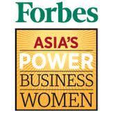 2015-16 Vinita Gupta in Forbes Asia Power Businesswomen,