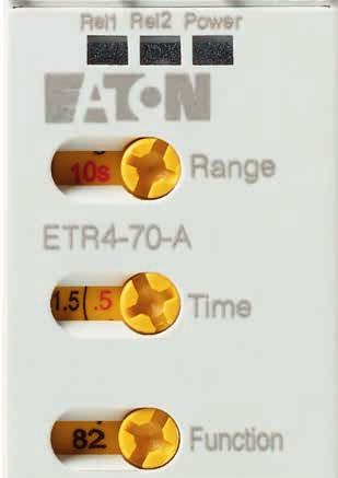 control systems the ETR4 timing relays offer maximum reliability across a broad range of applications.