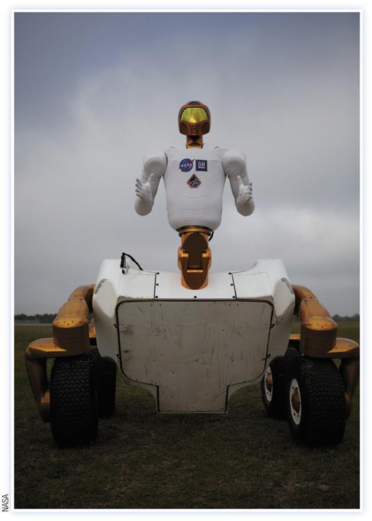 Here is the Robonaut on his mobile