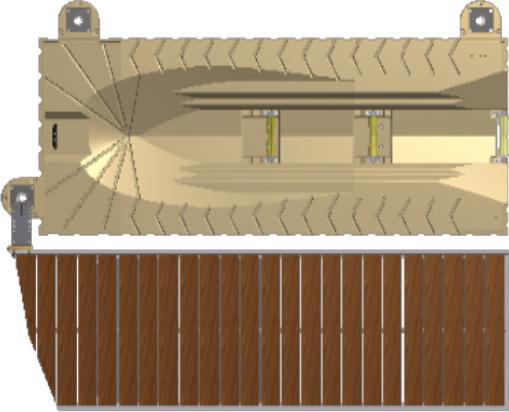 ShorePort Parallel to Floating Dock (for rougher water conditions) ITEM QTY - - PART NUMBER - - Floating Dock Treated " X 8" 00 Universal Stand-off Plate Assembly (Pair) 09 Pipe Bracket Medium Tan