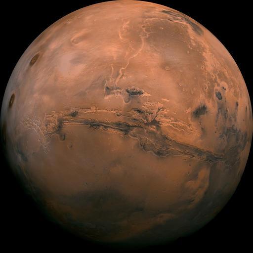 carefully selected scientists entered this geodesic dome This image provided by NASA shows the planet Mars.