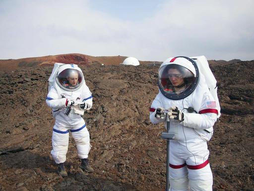 A number of other Mars simulation projects exist around the world, but one of the chief advantages of the Hawaii experiment is the rugged, Mars-like landscape, on a rocky, red plain below the summit