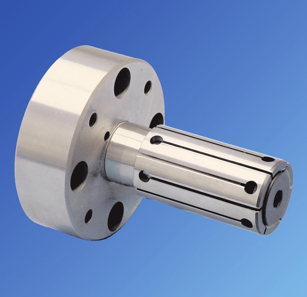 Flange Mandrels Advantages High concentricity up to 0,01 Rapid changeover to other clamping diameters Pull-back action during clamping; axial backstops adapted to workpiece geometry can be