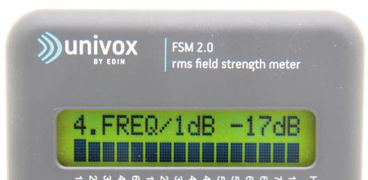 4. Comprehensive frequency measurement (not required for IEC certificate) (Freq) Description Univox FSM 2.