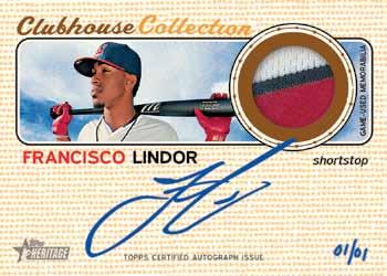 Clubhouse Collection Autograph Relic Card AUTOGRAPHED RELIC CARDS Clubhouse Collection AutographED Relics Single uniform and bat relic cards to be signed on-card by active players.