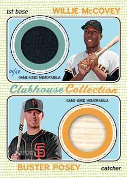 RELIC CARDS Clubhouse Collection Relics Single uniform and bat relic cards of active stars. Gold Parallel # d to 99 Patch Parallel Hand-numbered 1/1. NEW!