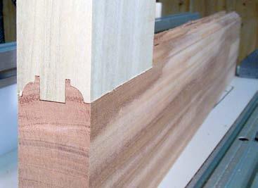 The stub tenon should be snug in the groove and the joint should close.