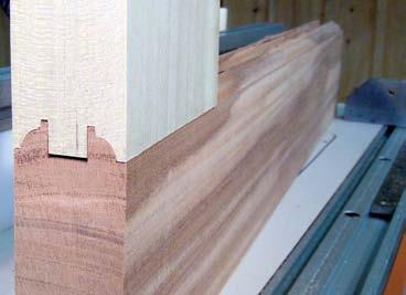 If the tenon is too tight you must raise the cutter.