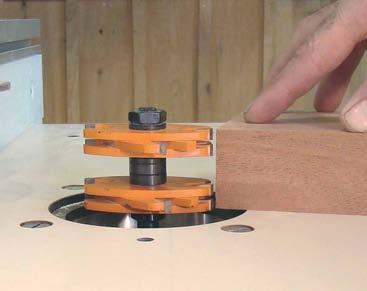 MAKE THE TENONS FIRST MAKE THE TENONS FIRST Set the height of the tenon cutter Mount the tenon cutter in your