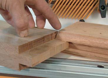 miter gauge slot for these cuts.