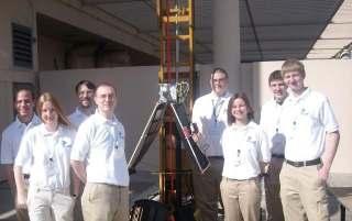 UA FreshmanTeam- ECE Department Solar-powered test shown Simulates a space