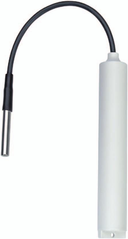 Long-term recording up to 6 years without battery replacement Transmission distance: up to 300 m (free field) with remote probe, 100 m with integrated temperature probe Data security: PIN for