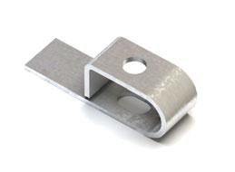 Mild steel - bright zinc plated A purlin clip to suit a large range of purlin sections. Can be used with type SW Swivel Unit (see page 51) for use on inclined purlins.