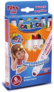 260-42057 Baby Jumbo Markers 6/blister 260-43223 Super Baby Markers 6/box Bi-Color Markers In