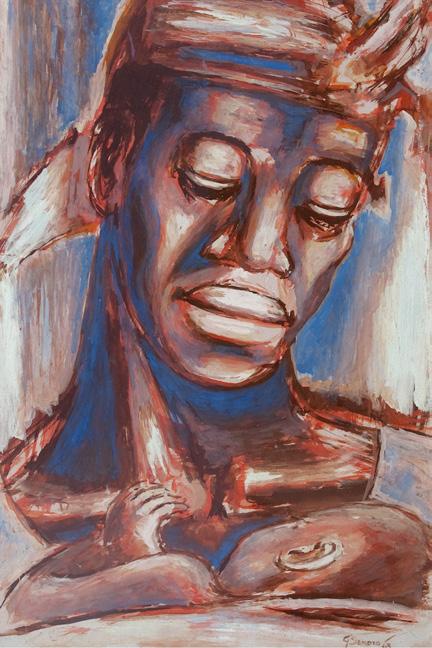 Gerard Sekoto (1913-1993) Mother and child 1963