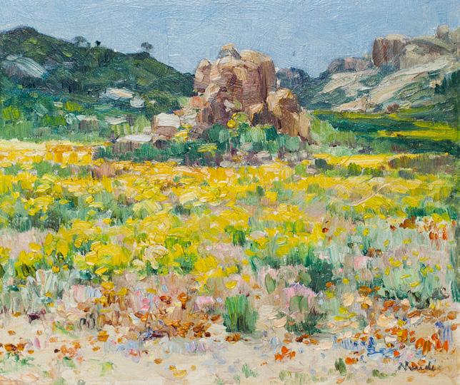 Hugo Naudé (1868-1941) Spring, Namaqualand