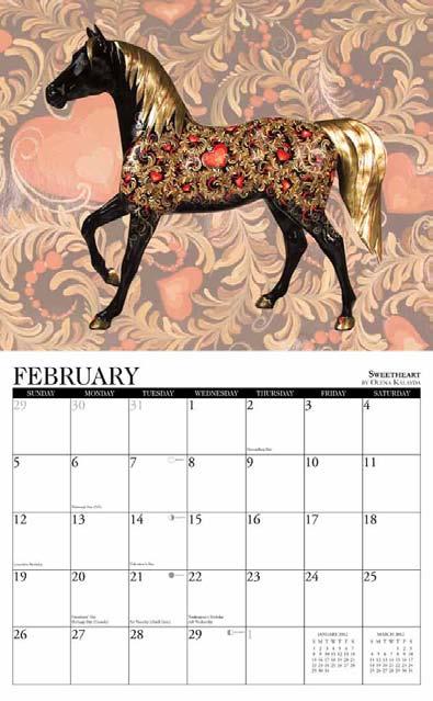 2012 Wall Calendar The Trail of Painted Ponies 2012 Wall Calendar is one of the most stunning calendars of the New Year.