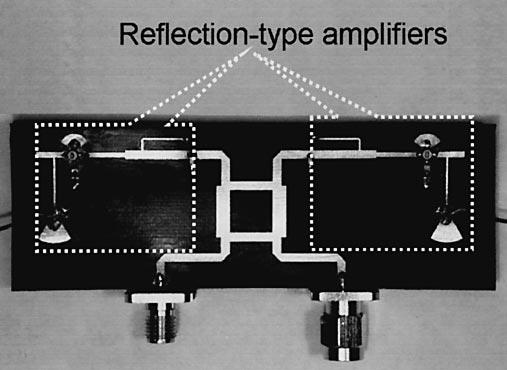 CHUNG et al.: NOVEL BI-DIRECTIONAL AMPLIFIER 545 Fig. 4. Fig. 5. Measured and simulated gains of the reflection-type amplifier. Photograph of the finished bi-directional amplifier.