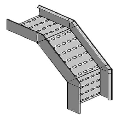 CTS RETURN FLANGE PERFORATED CABLE TRAY
