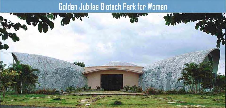 Implementation: Women in innovation systems Golden Jubilee Biotech Park for Women Science for