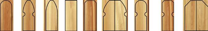 Board Styles #1 ROUND #2 FRENCH GOTHIC #3 POINT #4 FLAT #5 DOG EAR #6 DOUBLE GOTHIC #7 ROUND W /