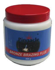 Pinnacle Silverbraze 20,or Silverbraze 30 on all metals other than aluminium, magnesium or titanium.