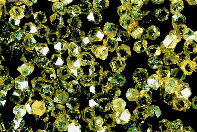 Higher grade diamonds generally more uniform in shape and are less friable, meaning they do not fracture easily.
