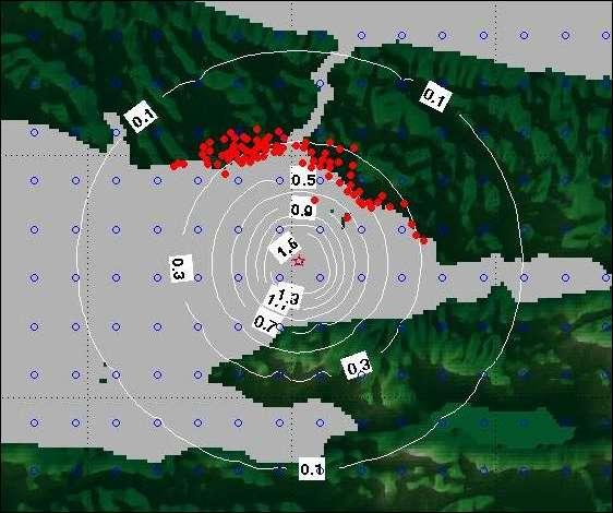 Sept. 29, 2004 Marmara Sea Earthquake (M4) ShakeMap (Cambell and