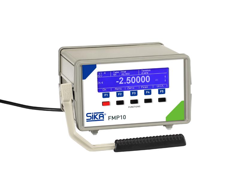 In addition to the highly accurate sensors, the measurement chain of the force calibration systems consists of our FMP10 laboratory measurement amplifier.